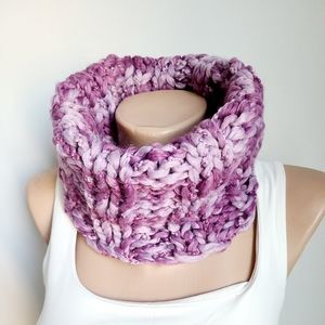 New Women's Purple Scarf Neck warmer